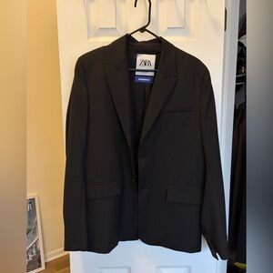 Zara Adererror Black Blazer Small Black REF. 2007/455